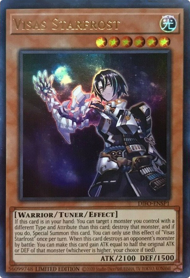 Visas Starfrost [DIFO-ENSP1] Ultra Rare | Odin's Place