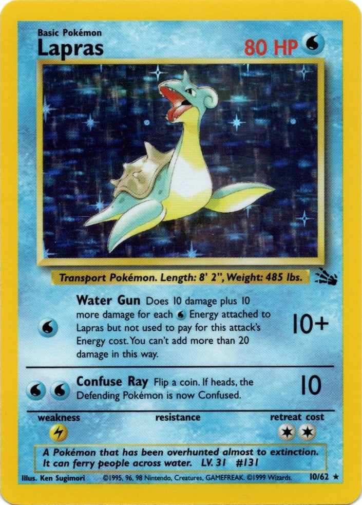 Lapras (10/62) [Fossil Unlimited] | Odin's Place