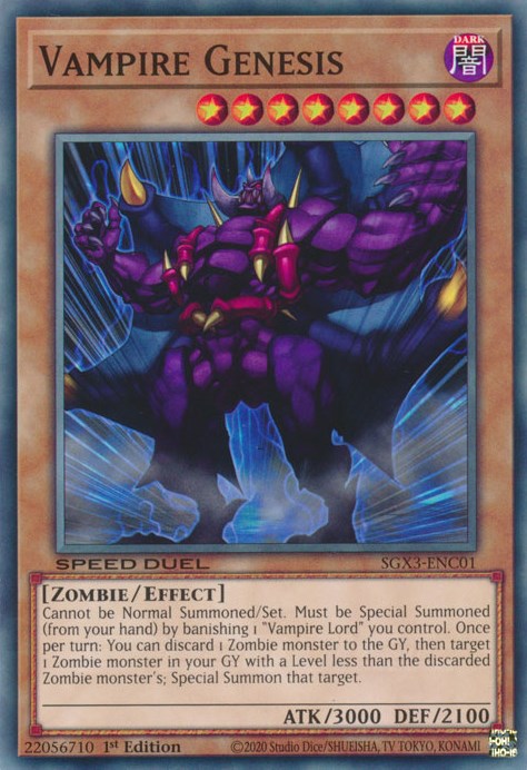 Vampire Genesis [SGX3-ENC01] Common | Odin's Place