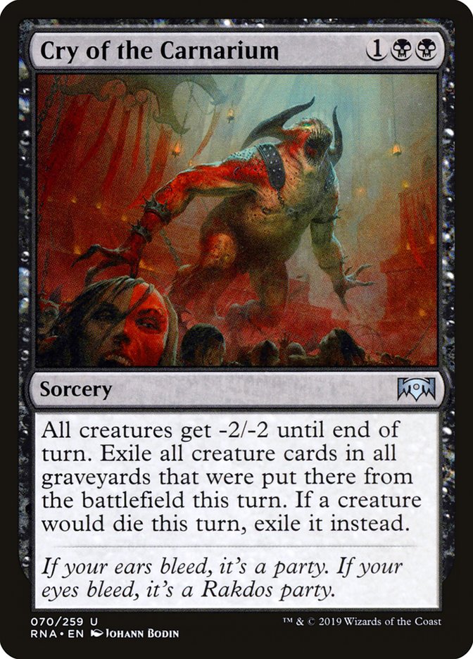 Cry of the Carnarium (70) [Ravnica Allegiance] | Odin's Place