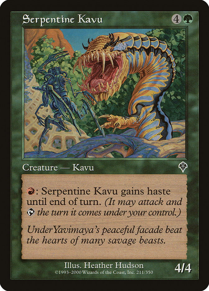 Serpentine Kavu (211) [Invasion] | Odin's Place