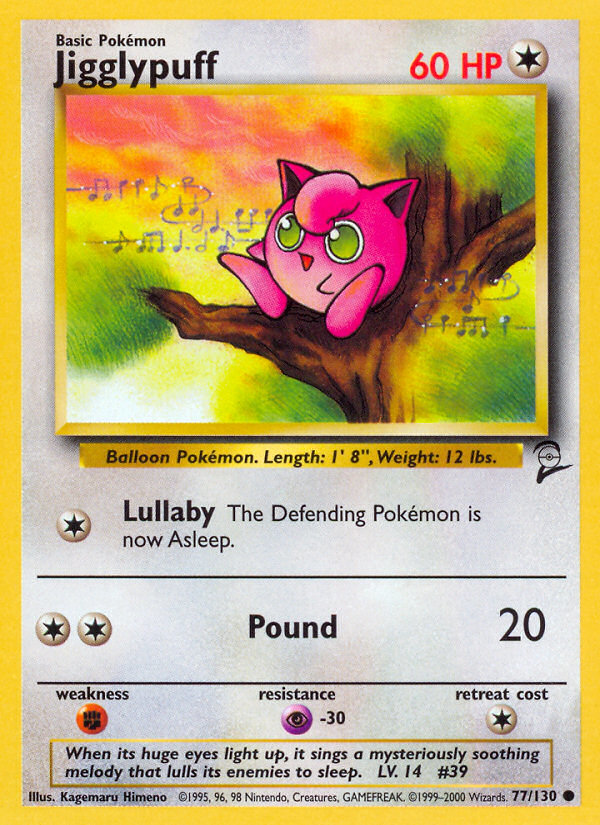 Jigglypuff (77/130) [Base Set 2] | Odin's Place
