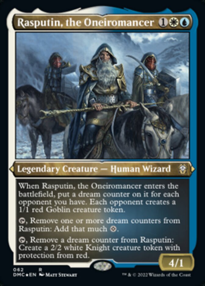 Rasputin, the Oneiromancer (Foil Etched) [Dominaria United Commander] | Odin's Place