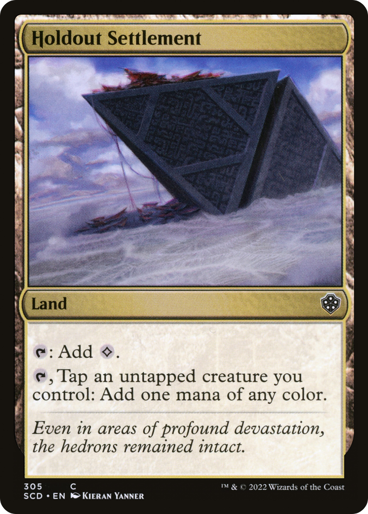 Holdout Settlement [Starter Commander Decks] | Odin's Place