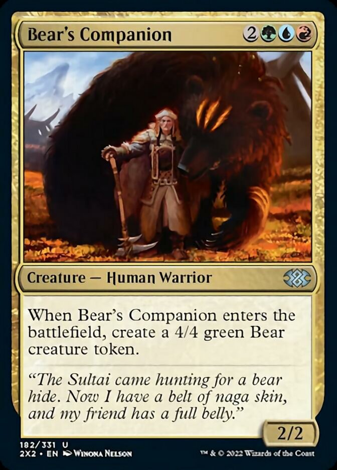 Bear's Companion [Double Masters 2022] | Odin's Place