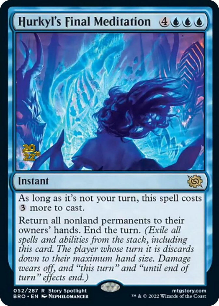 Hurkyl's Final Meditation [The Brothers' War Prerelease Promos] | Odin's Place