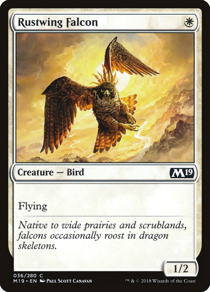 Rustwing Falcon (36) [Core Set 2019] | Odin's Place