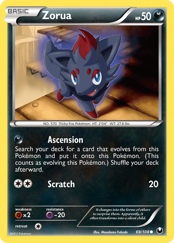 Zorua (69/108) [Black & White: Dark Explorers] | Odin's Place