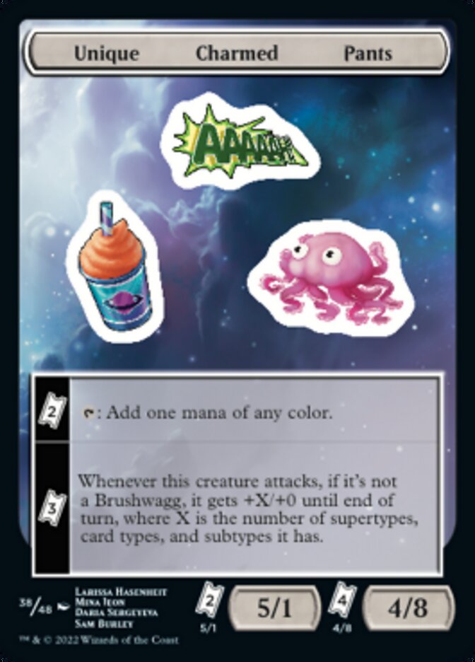 Unique Charmed Pants [Unfinity Stickers] | Odin's Place
