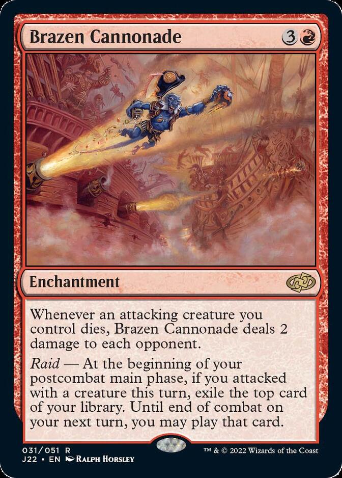 Brazen Cannonade [Jumpstart 2022] | Odin's Place