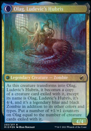 Ludevic, Necrogenius // Olag, Ludevic's Hubris [Innistrad: Midnight Hunt Prerelease Promos] | Odin's Place
