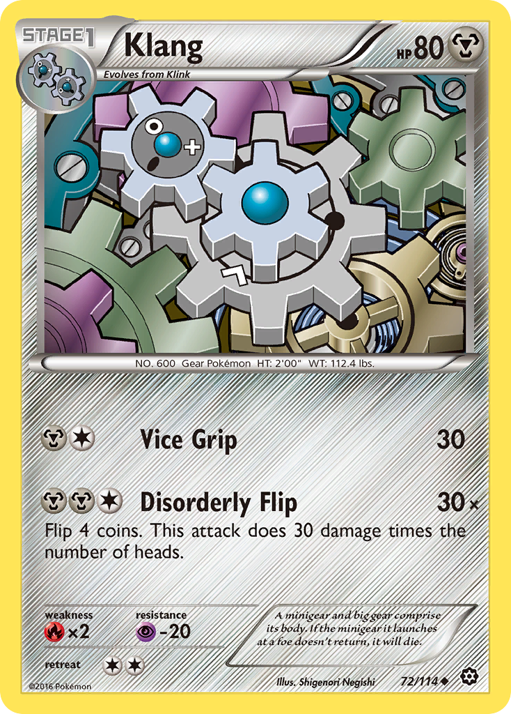 Klang (72/114) [XY: Steam Siege] | Odin's Place