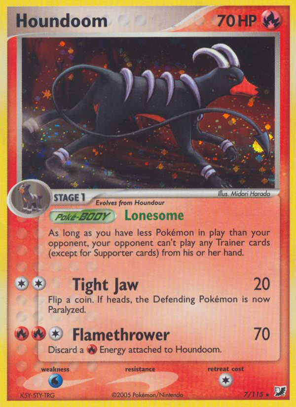 Houndoom (7/115) [EX: Unseen Forces] | Odin's Place