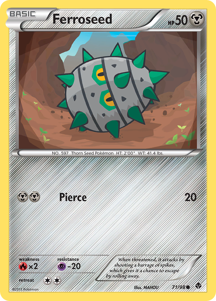 Ferroseed (71/98) [Black & White: Emerging Powers] | Odin's Place