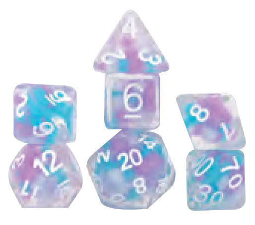Sirius Dice Poly 7: Cotton Candy Glowworm | Odin's Place