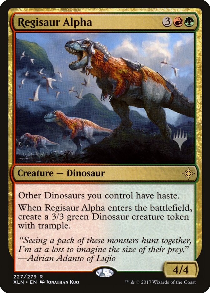 Regisaur Alpha (Promo Pack) [Ixalan Promos] | Odin's Place