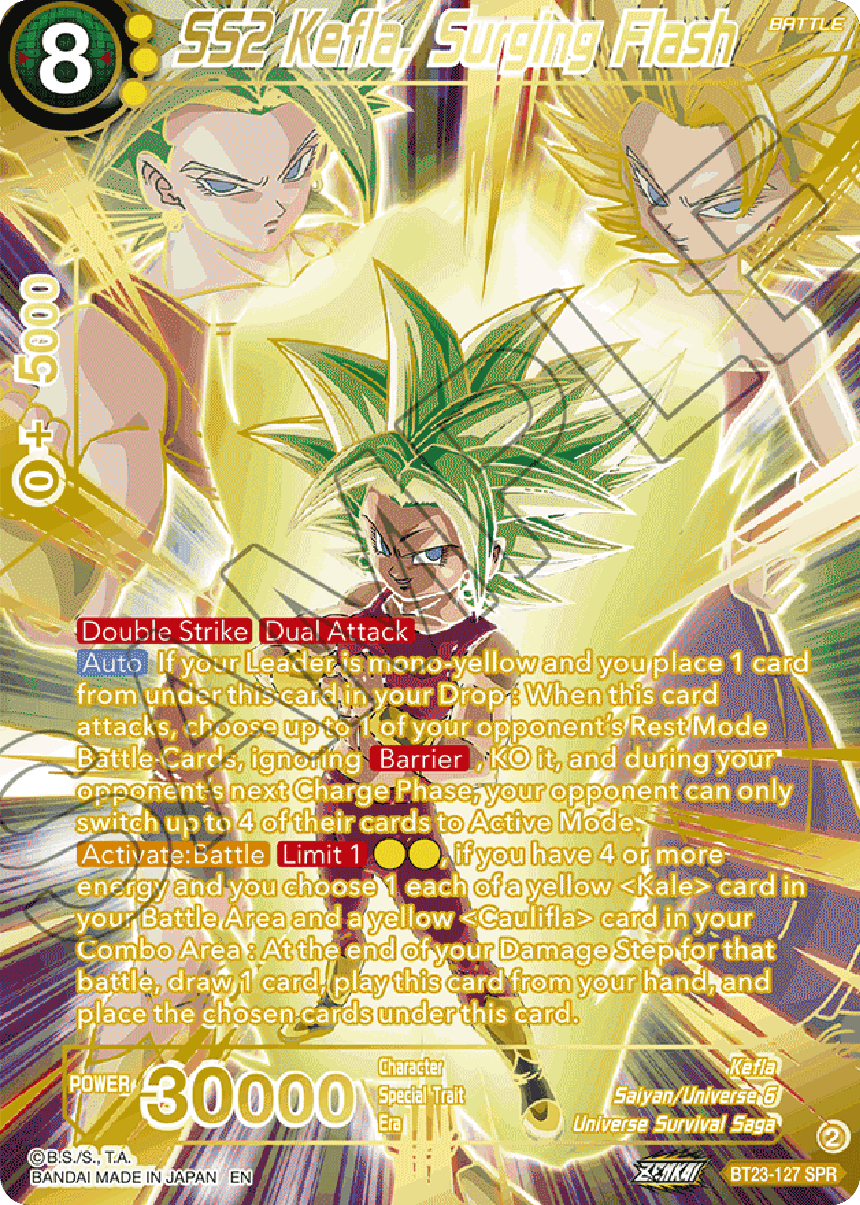 SS2 Kefla, Surging Flash (SPR) (BT23-127) [Perfect Combination] | Odin's Place