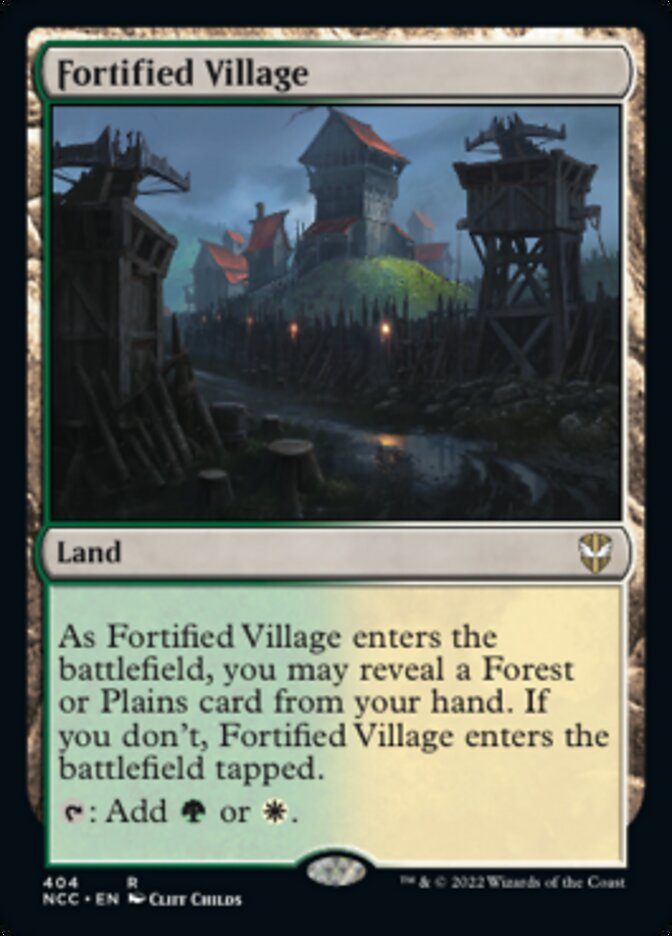 Fortified Village [Streets of New Capenna Commander] | Odin's Place