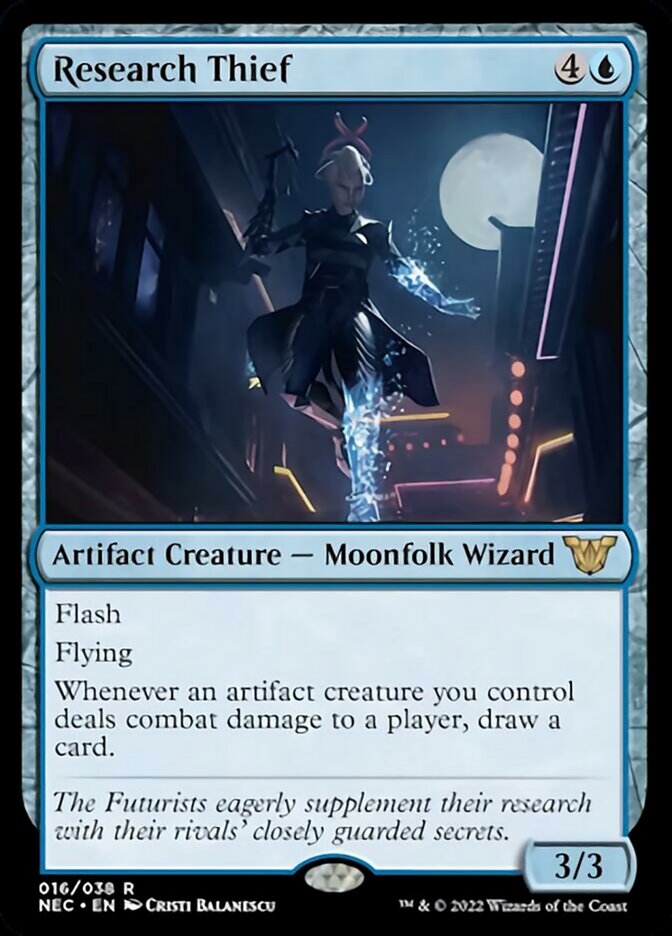 Research Thief [Kamigawa: Neon Dynasty Commander] | Odin's Place
