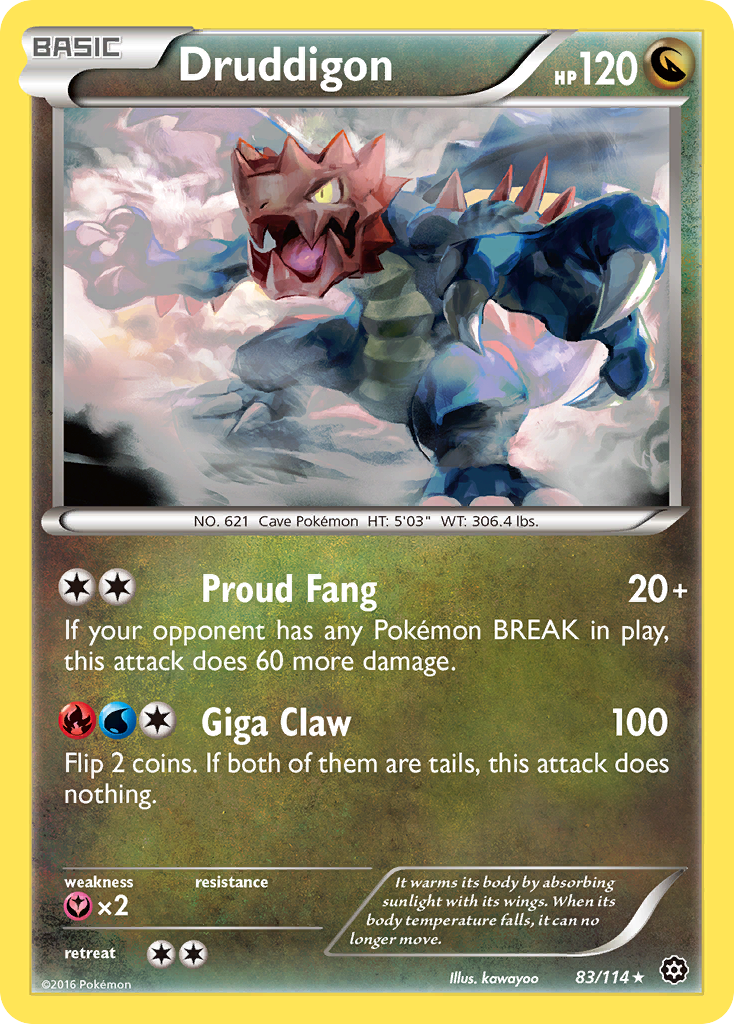 Druddigon (83/114) [XY: Steam Siege] | Odin's Place