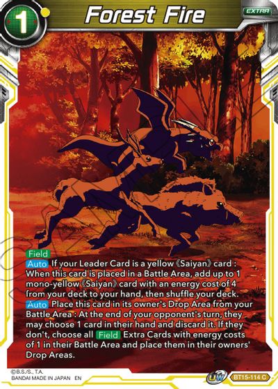 Forest Fire (BT15-114) [Saiyan Showdown] | Odin's Place