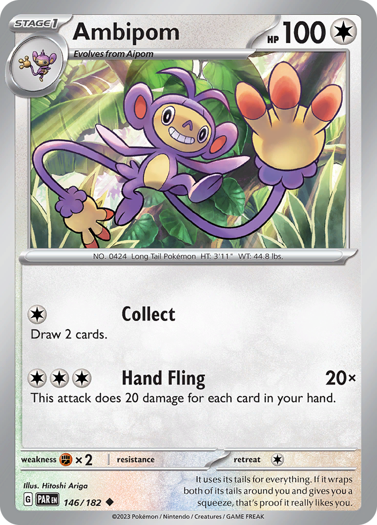 Ambipom (146/182) [Scarlet & Violet: Paradox Rift] | Odin's Place