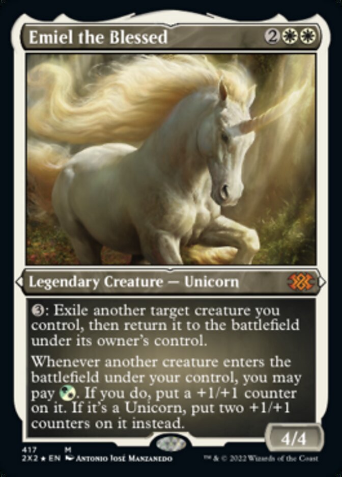 Emiel the Blessed (Foil Etched) [Double Masters 2022] | Odin's Place