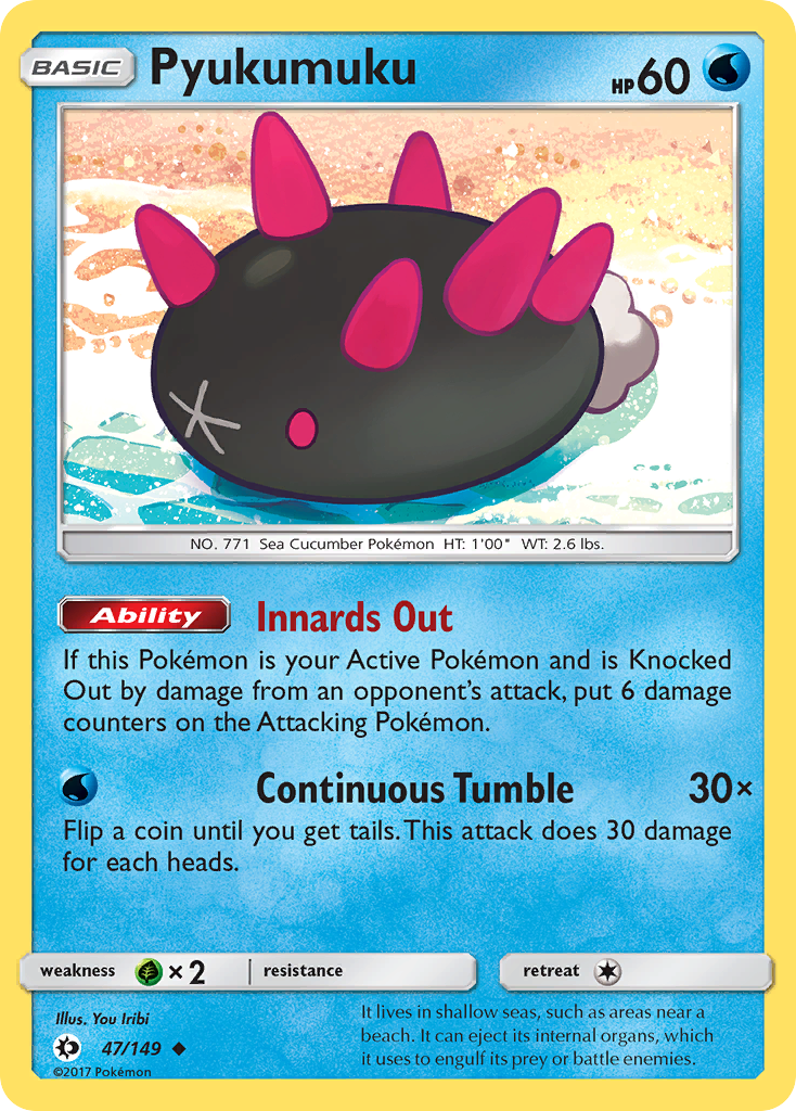Pyukumuku (47/149) [Sun & Moon: Base Set] | Odin's Place