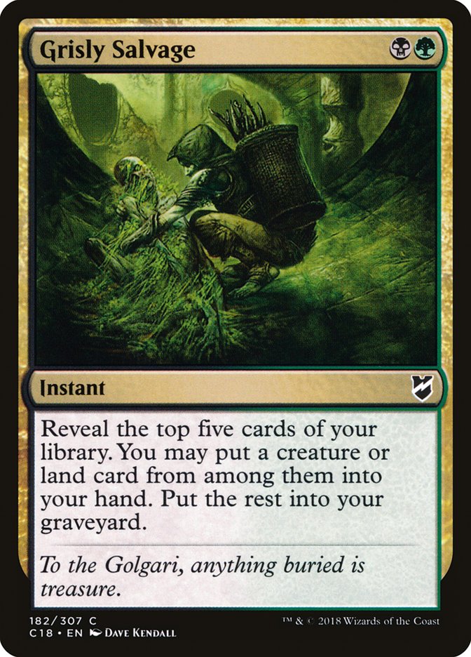 Grisly Salvage (182) [Commander 2018] | Odin's Place