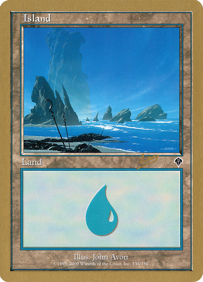 Island (rl336) (Raphael Levy) [World Championship Decks 2002] | Odin's Place