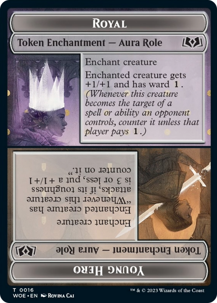 Royal Role // Young Hero Role Token [Wilds of Eldraine Tokens] | Odin's Place
