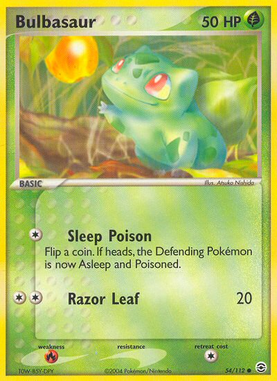 Bulbasaur (54/112) [EX: FireRed & LeafGreen] | Odin's Place