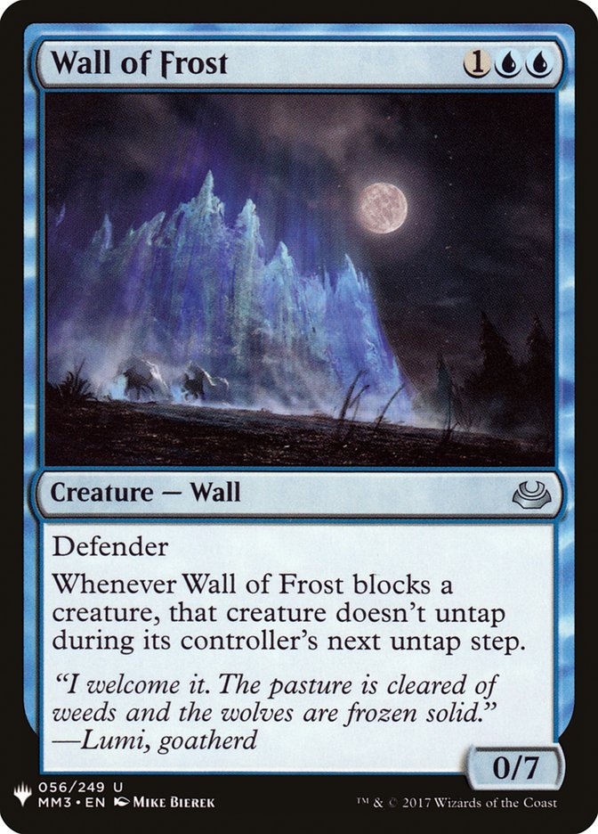 Wall of Frost [Mystery Booster] | Odin's Place