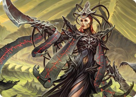 Testament Bearer Art Card [Phyrexia: All Will Be One Art Series] | Odin's Place