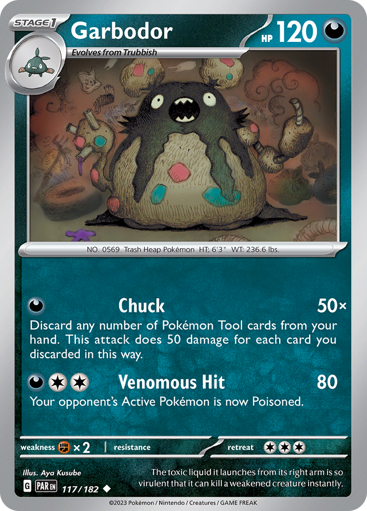 Garbodor (117/182) [Scarlet & Violet: Paradox Rift] | Odin's Place