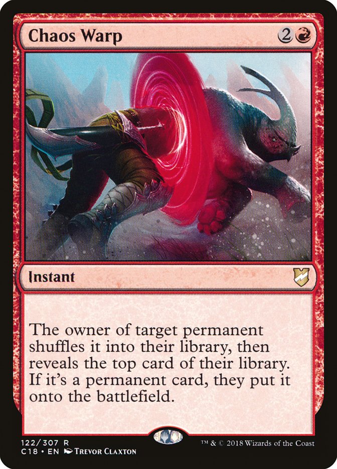 Chaos Warp (122) [Commander 2018] | Odin's Place