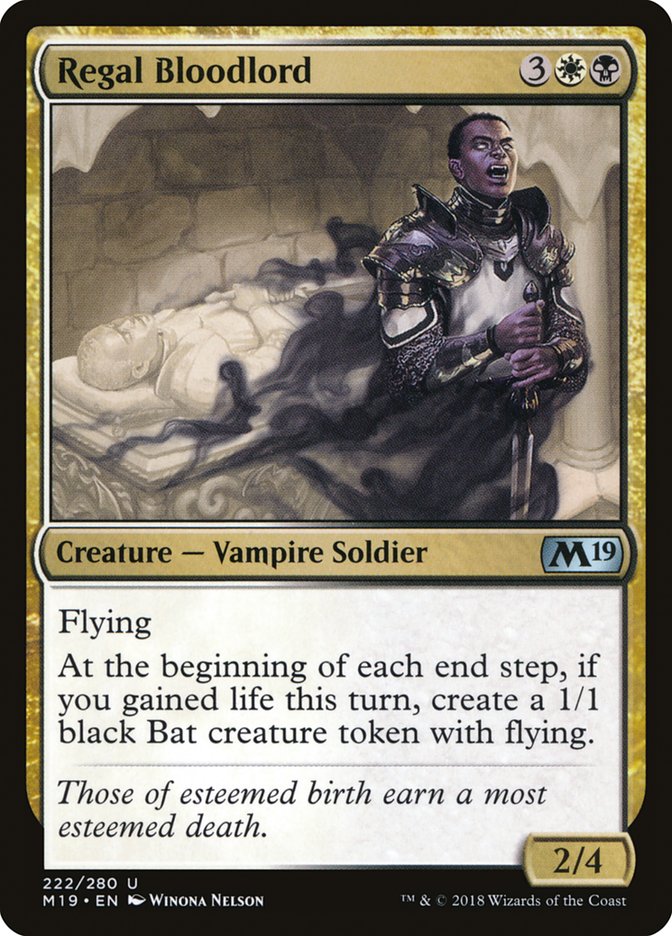 Regal Bloodlord (222) [Core Set 2019] | Odin's Place