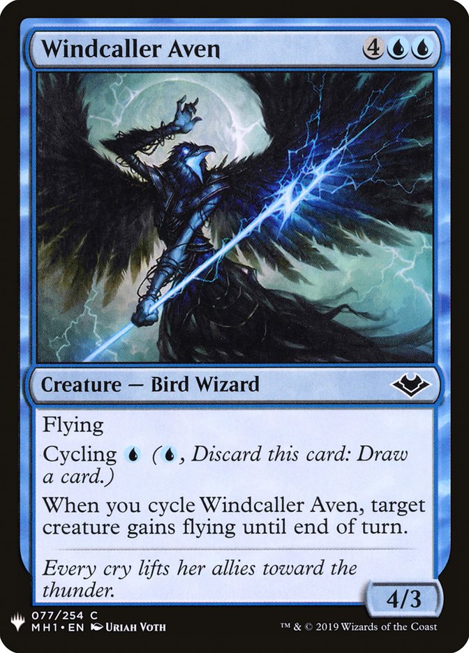 Windcaller Aven [Mystery Booster] | Odin's Place