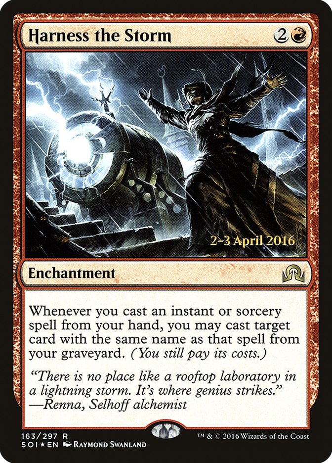 Harness the Storm (163) [Shadows over Innistrad Prerelease Promos] | Odin's Place