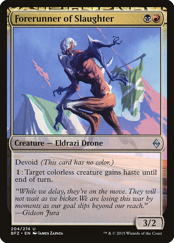 Forerunner of Slaughter (204) [Battle for Zendikar] | Odin's Place