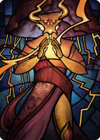 Najal, the Storm Runner Art Card [Dominaria United Art Series] | Odin's Place
