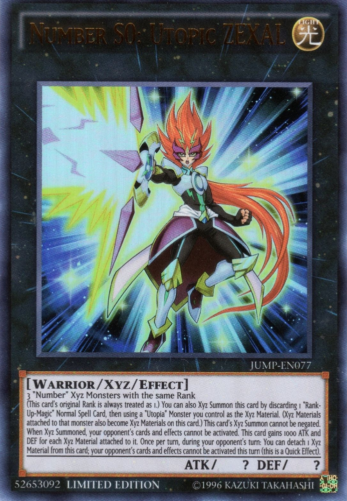 Number S0: Utopic ZEXAL [JUMP-EN077] Ultra Rare | Odin's Place