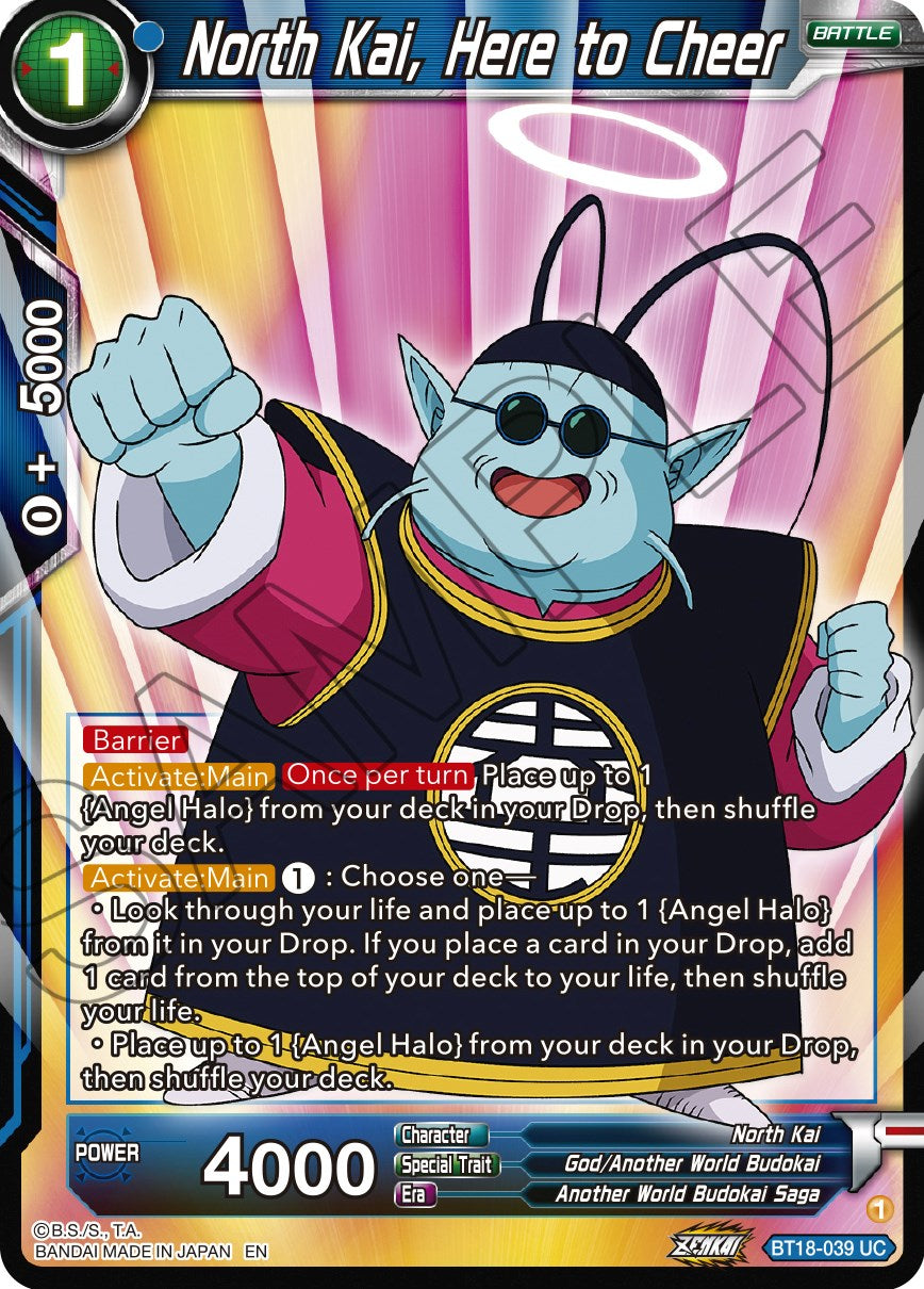 North Kai, Here to Cheer (BT18-039) [Dawn of the Z-Legends] | Odin's Place