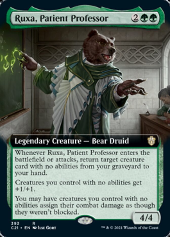 Ruxa, Patient Professor (Extended Art) [Commander 2021] | Odin's Place