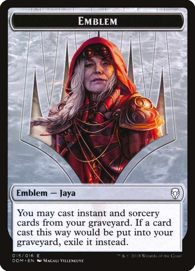 Jaya Ballard Emblem (15) [Dominaria Tokens] | Odin's Place