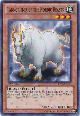 Tanngrisnir of the Nordic Beasts [BP01-EN216] Starfoil Rare | Odin's Place