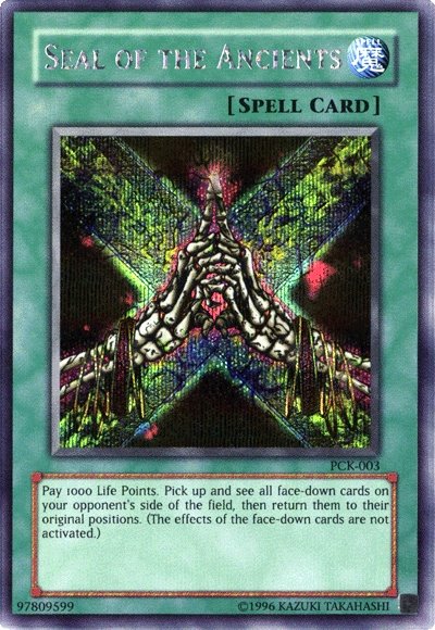 Seal of the Ancients (Power of Chaos: Kaiba the Revenge) [PCK-003] Secret Rare | Odin's Place