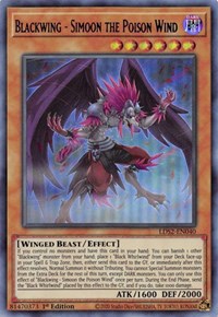 Blackwing - Simoon the Poison Wind (Purple) [LDS2-EN040] Ultra Rare | Odin's Place