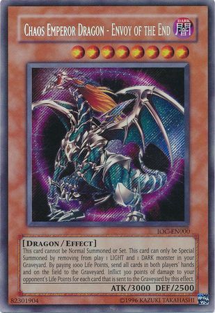 Chaos Emperor Dragon - Envoy of the End [IOC-EN000] Secret Rare | Odin's Place