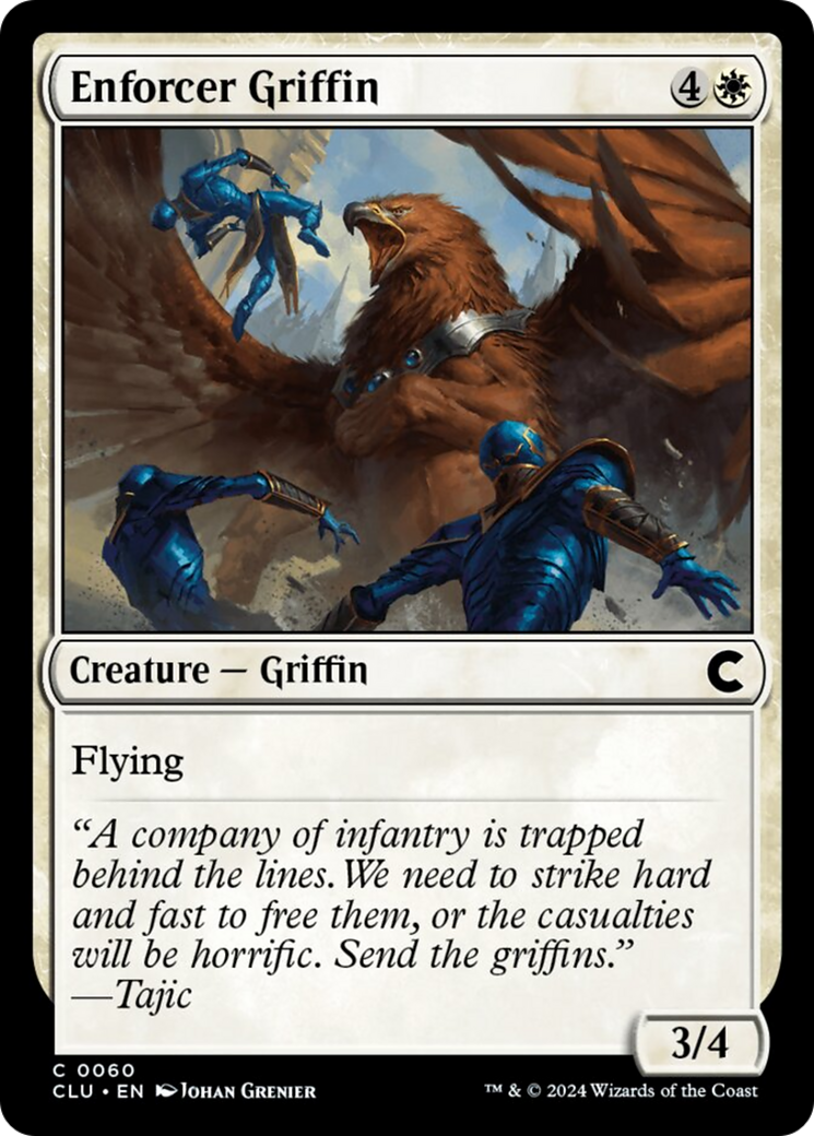 Enforcer Griffin [Ravnica: Clue Edition] | Odin's Place